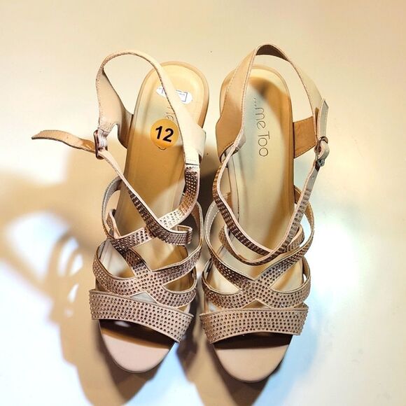 BRAND NEW ME TOO WEDGE STYLE OPEN TOE ANKLE STRAP WOMEN"S SANDAL - Picture 2 of 15